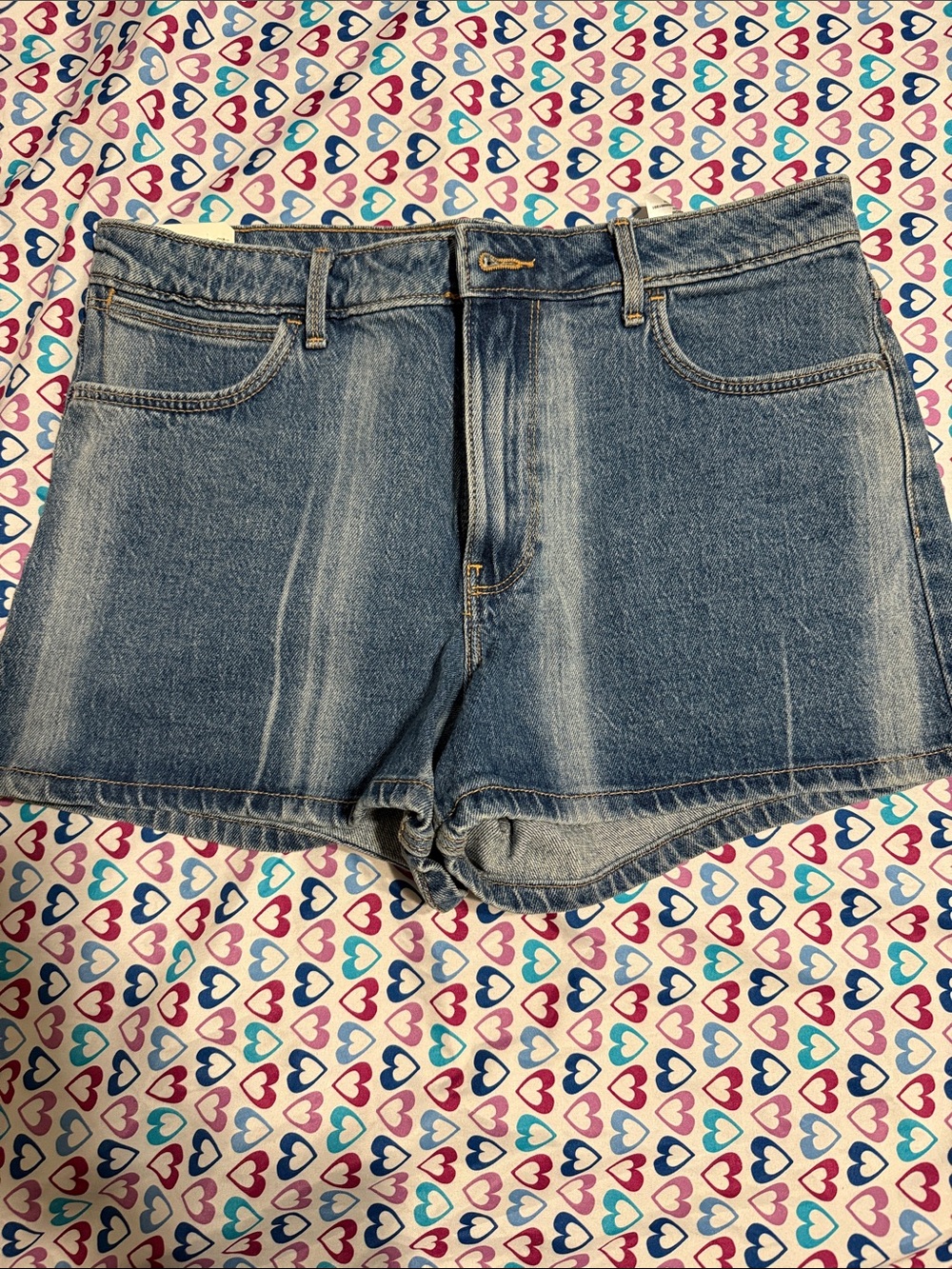 Wrangler Blue Denim Jean Shorts